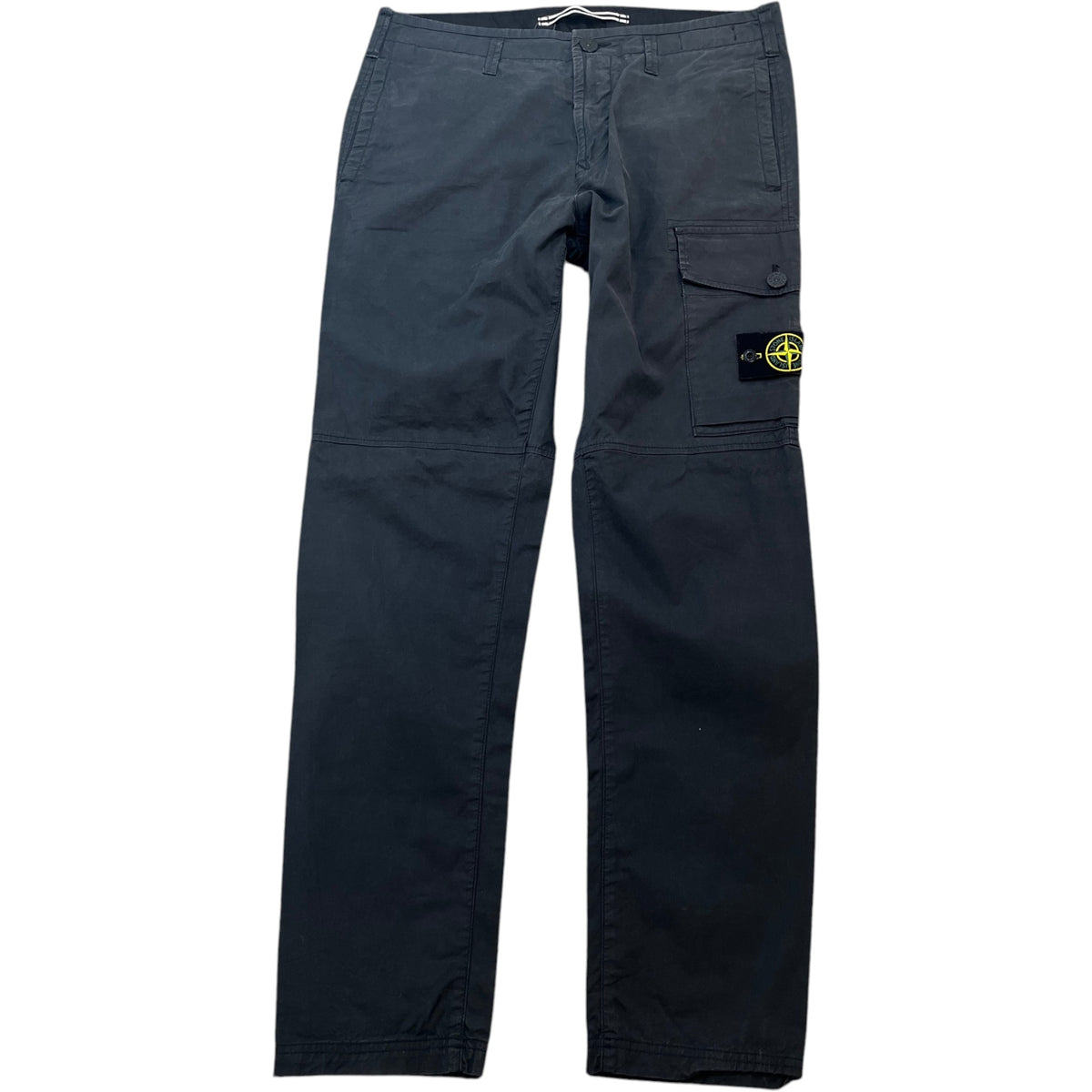 Men's Applique Logo Trousers Charcoal Size W33 - Photo 1