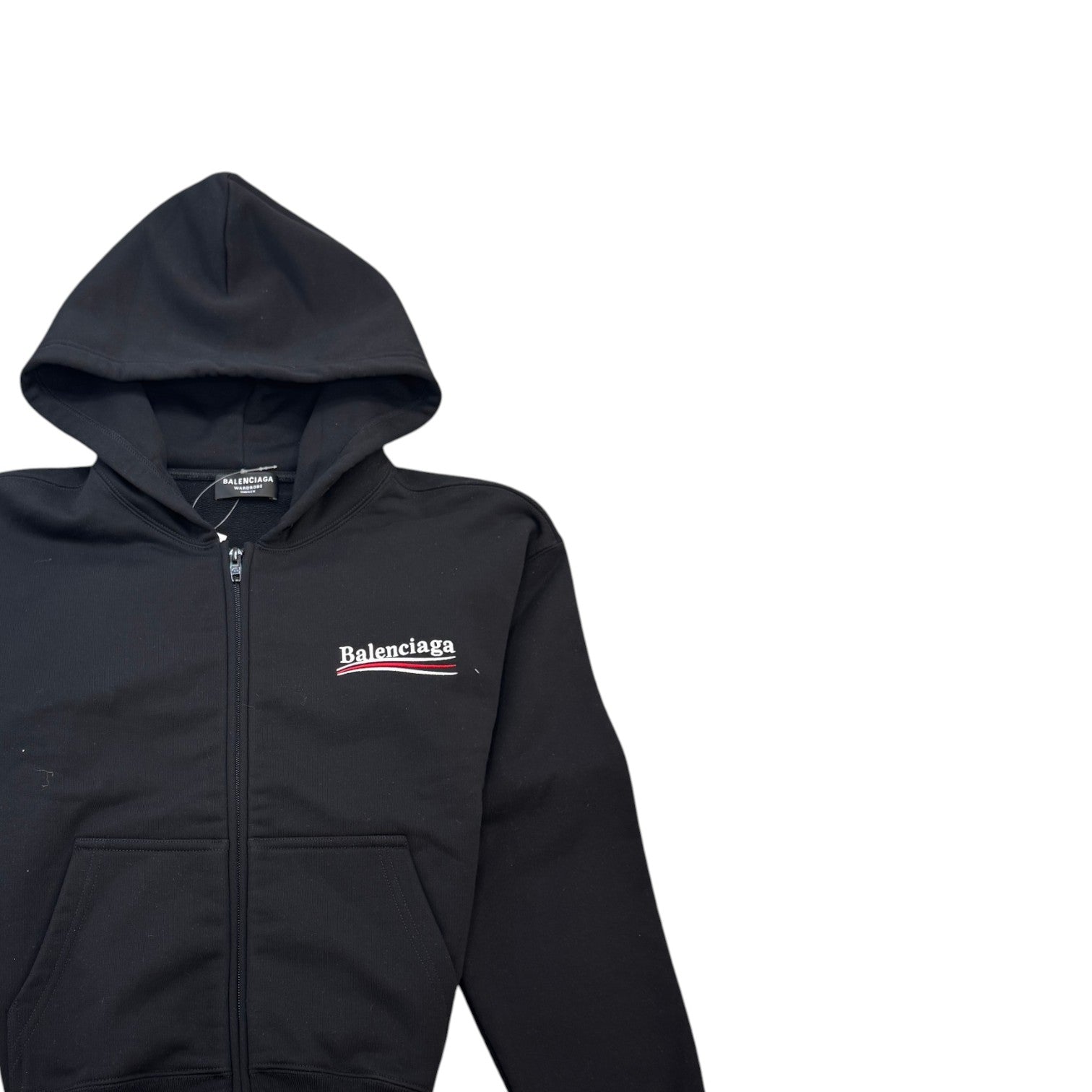 Political Logo Shrunk Collection Hoodie Black Size L - Photo 3