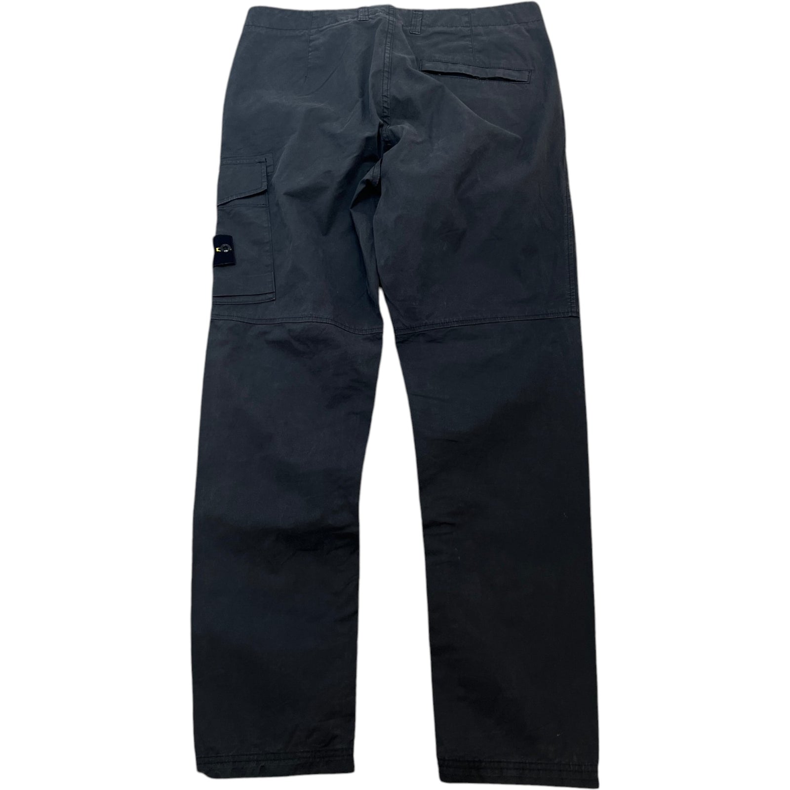 Men's Applique Logo Trousers Charcoal Size W33 - Photo 2