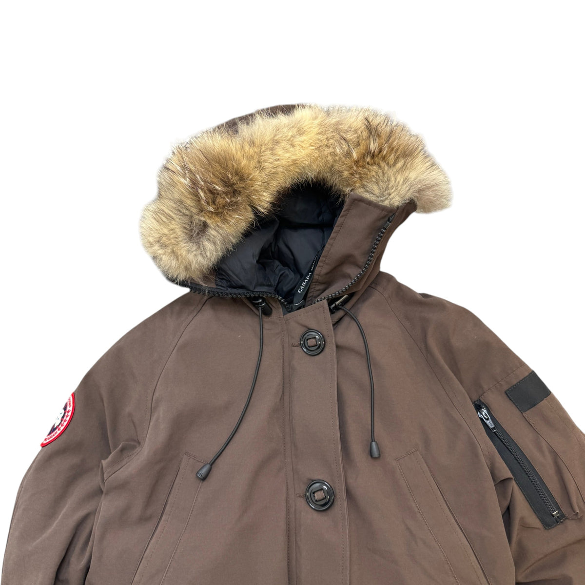 Women's Chilliwack Bomber Down Jacket Brown Size XS / UK 6 - Photo 3