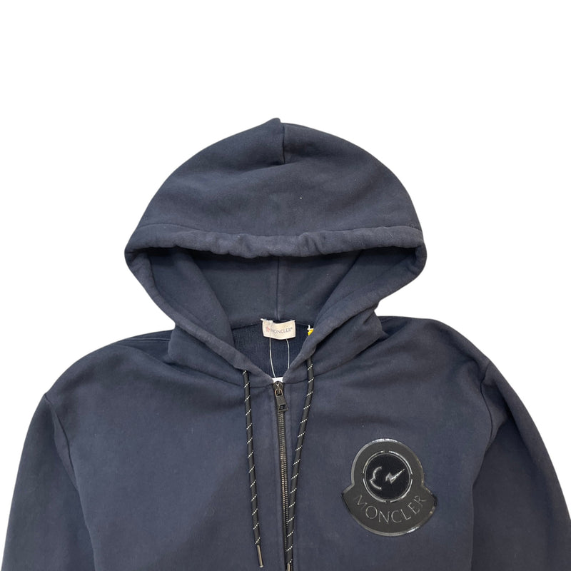Men's Maglia Cardigan Hoodie Navy Size M