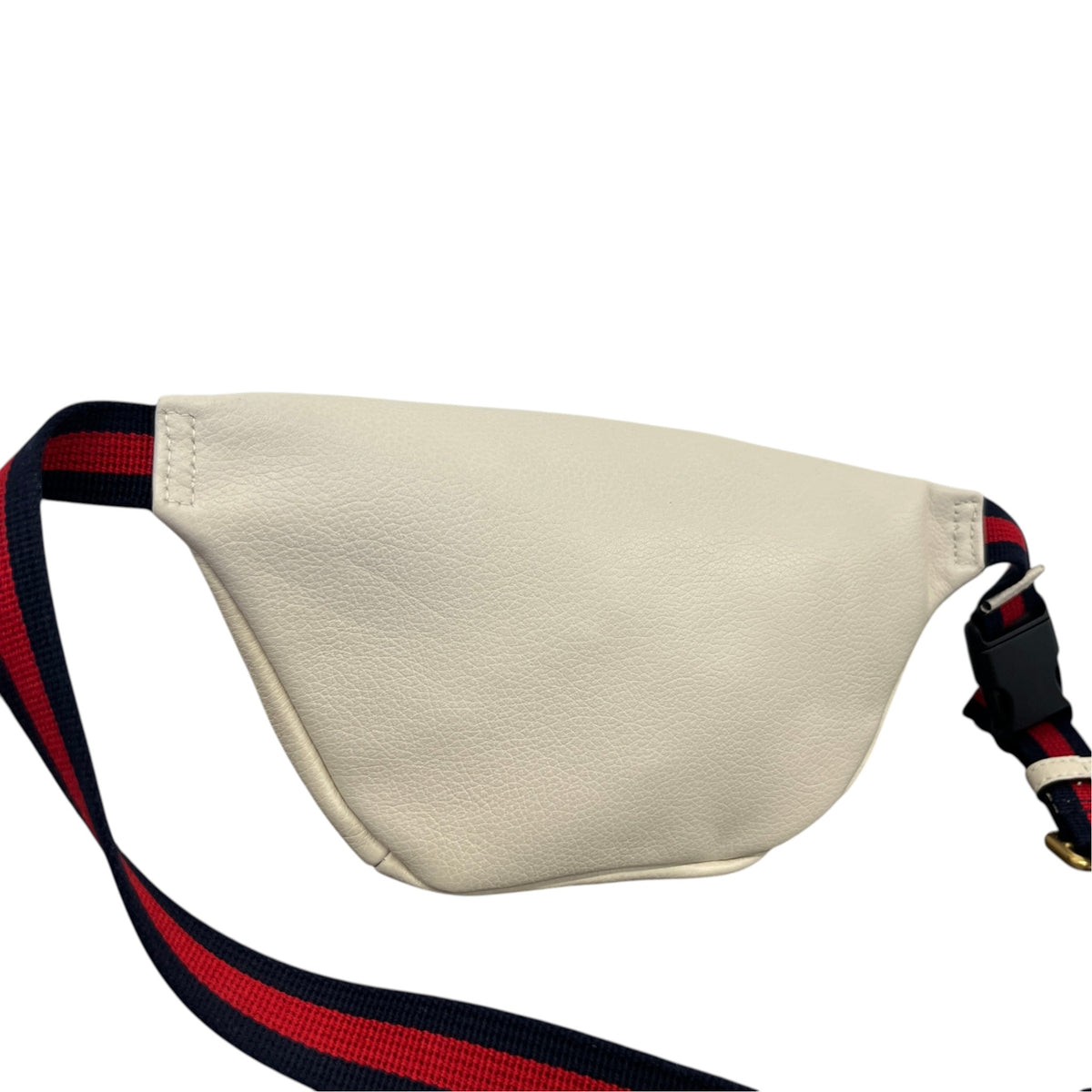 Men's Small Web Logo Belt Bag White - Photo 7