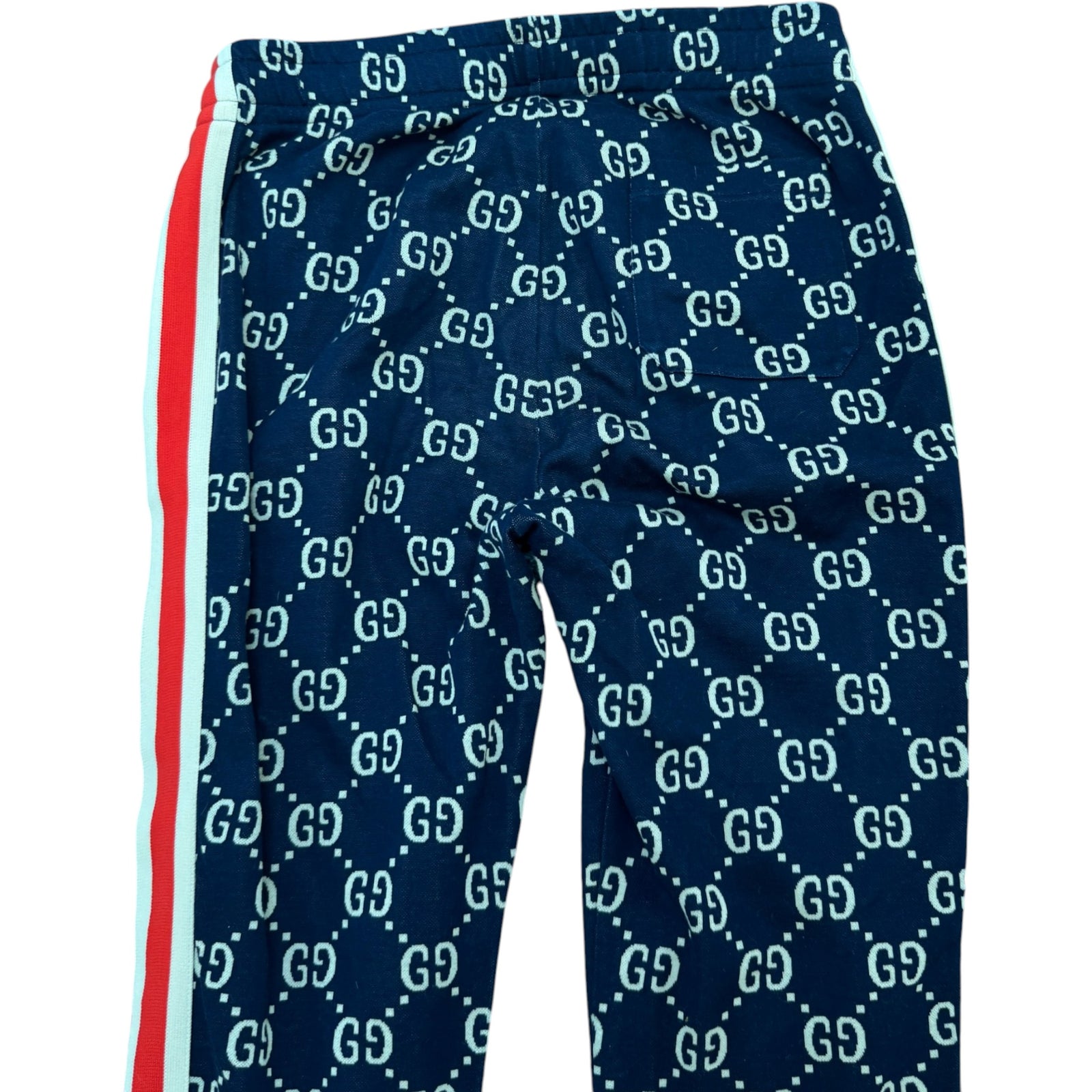 Men's GG Supreme Web Joggers Navy Size M / W32 - Photo 4