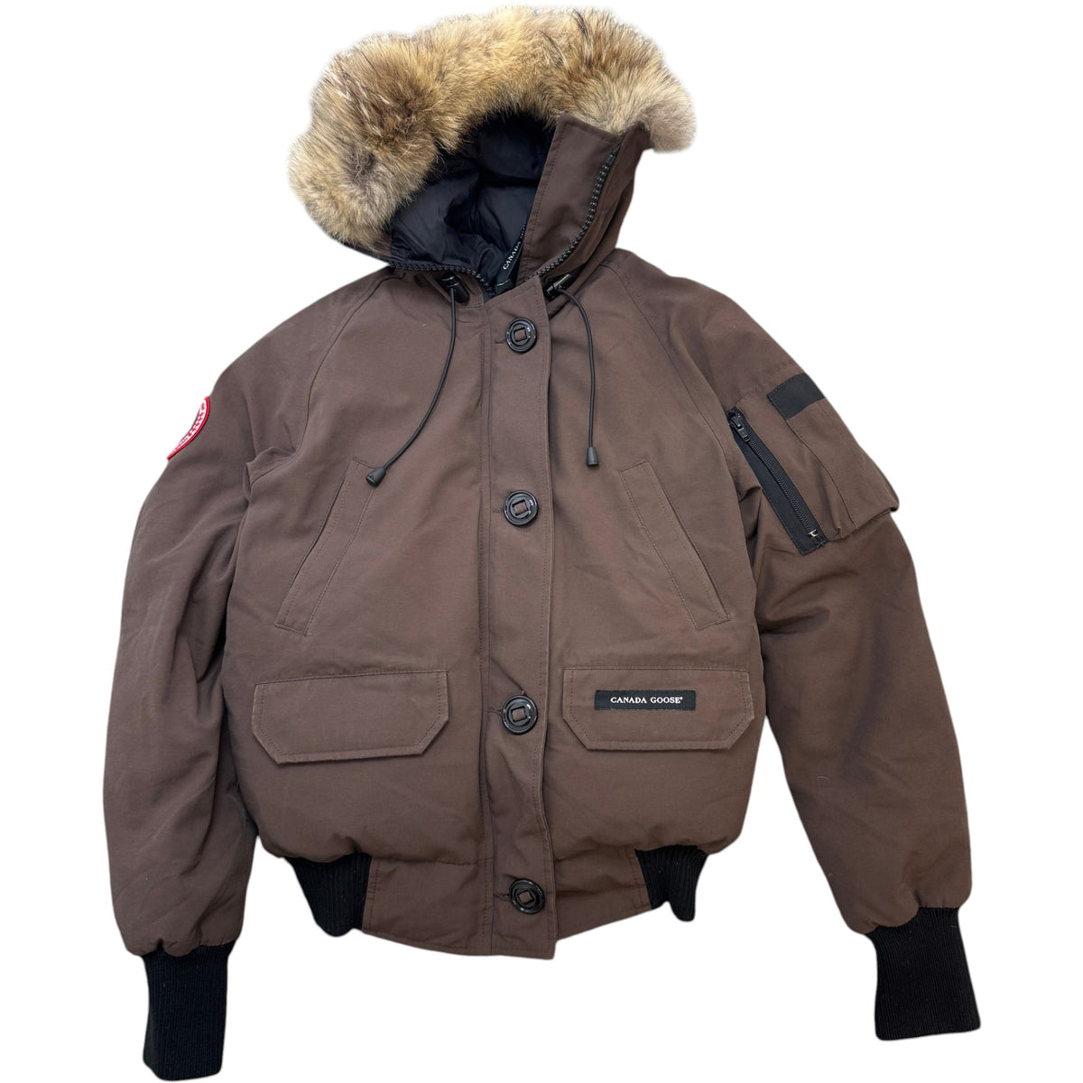 Women's Chilliwack Bomber Down Jacket Brown Size XS / UK 6 - Photo 1
