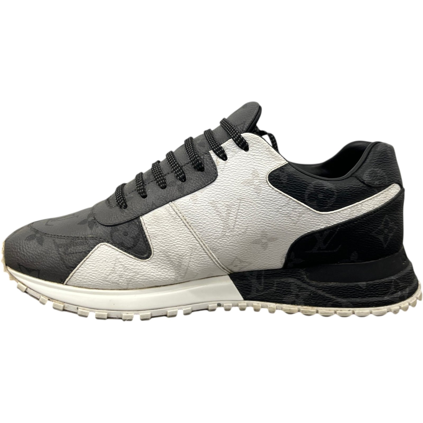 Men's Triple Monogram Run Away Low Trainers Black Size EU 39.5 / UK 5.5 - Photo 2