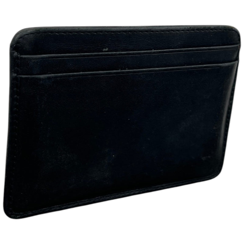 Women's Calfskin Quilted Cambon Card Holder Black