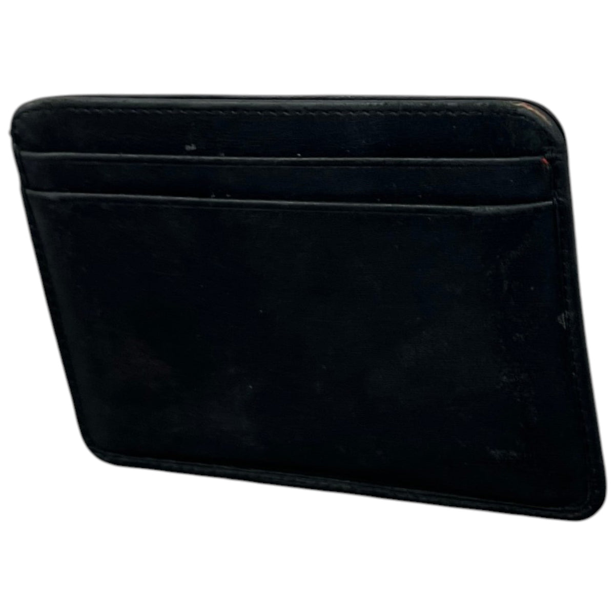 Women's Calfskin Quilted Cambon Card Holder Black - Photo 6