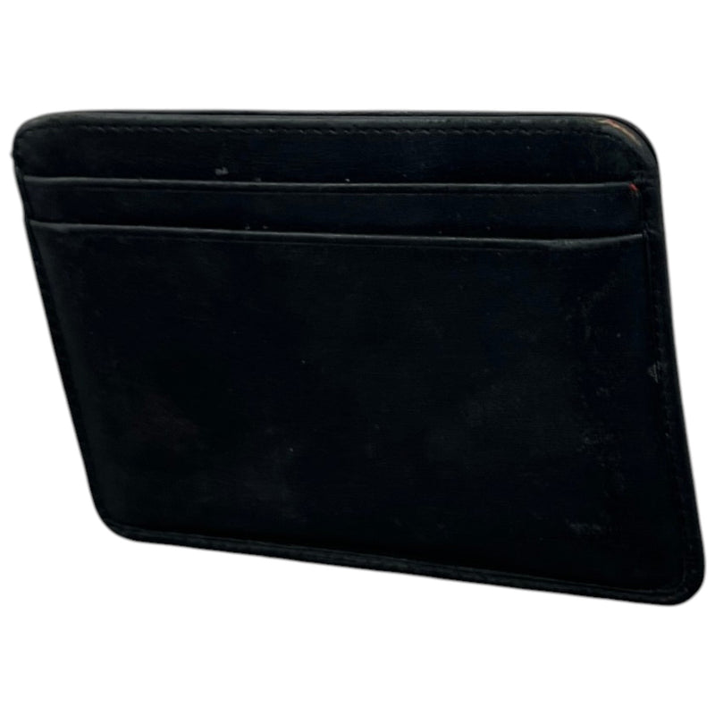 Women's Calfskin Quilted Cambon Card Holder Black