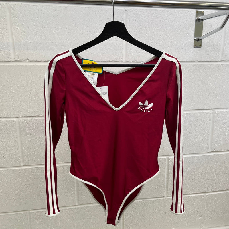 Women's X Adidas Bodysuit Top Red Size M