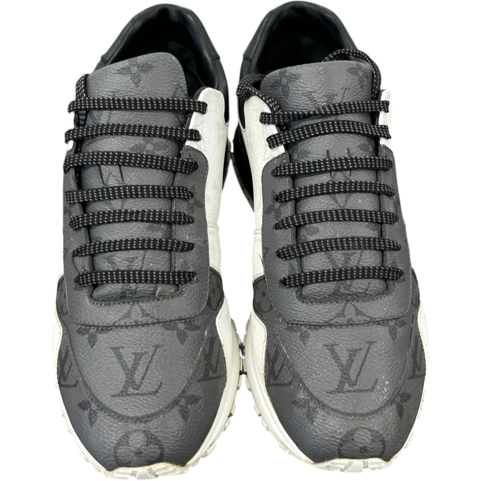Men's Triple Monogram Run Away Low Trainers Black Size EU 39.5 / UK 5.5 - Photo 6