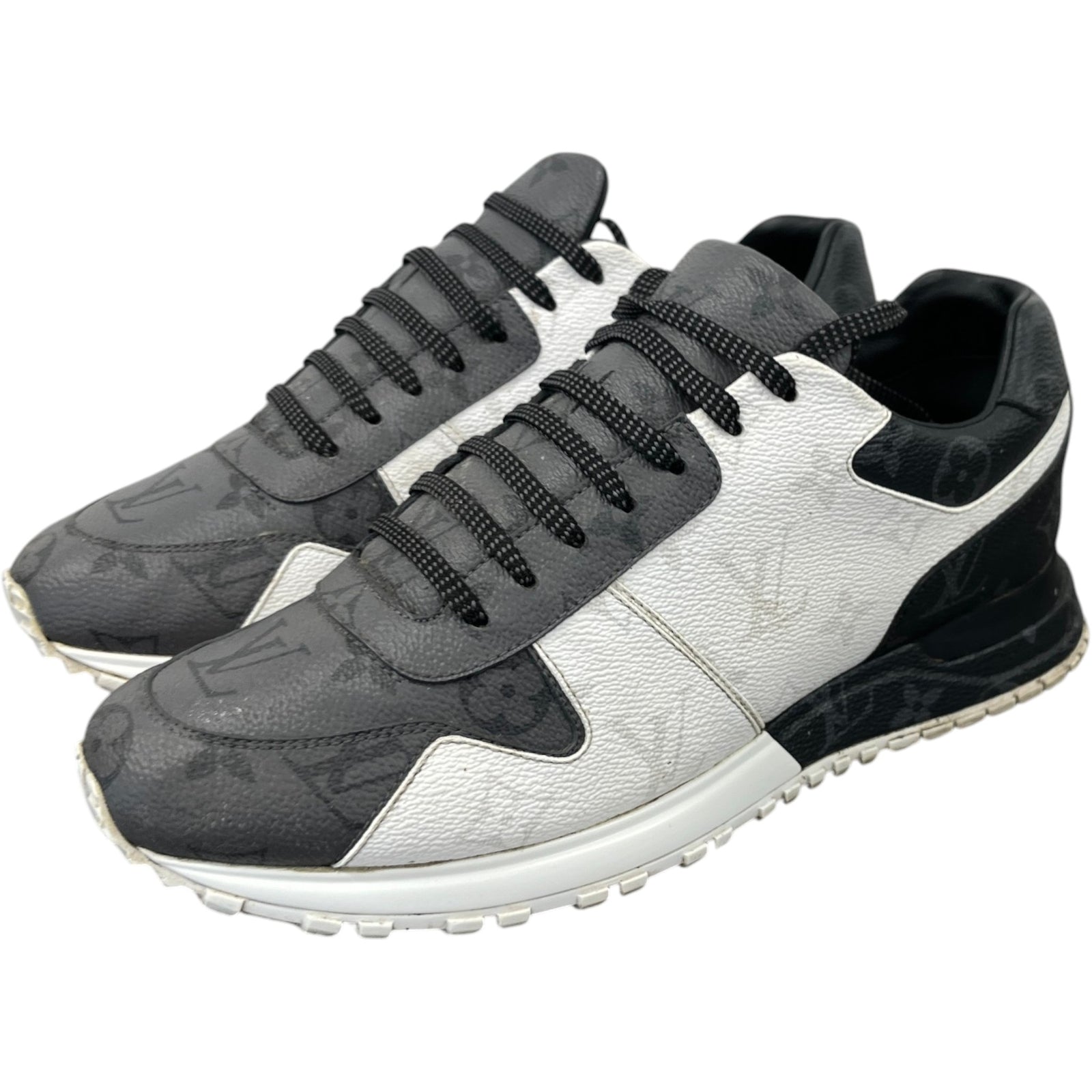 Men's Triple Monogram Run Away Low Trainers Black Size EU 39.5 / UK 5.5 - Photo 9