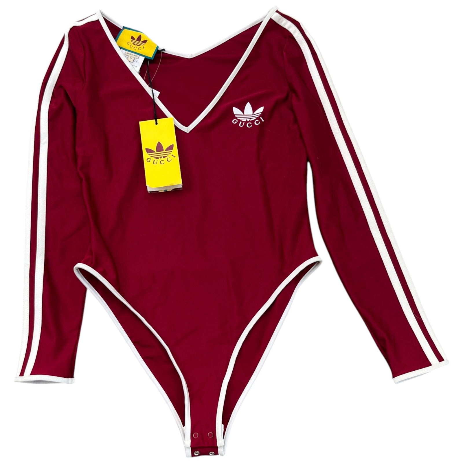 Women's X Adidas Bodysuit Top Red Size M - Photo 1