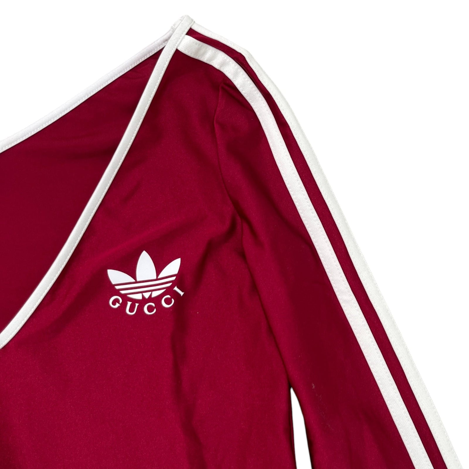 Women's X Adidas Bodysuit Top Red Size M - Photo 5
