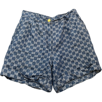 Women's Gg Jacquard Shorts Blue Size IT 44 / UK 28