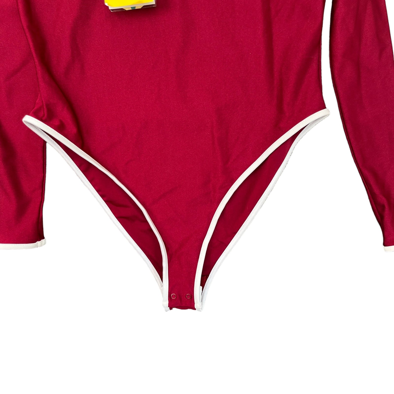 Women's X Adidas Bodysuit Top Red Size M - Photo 7