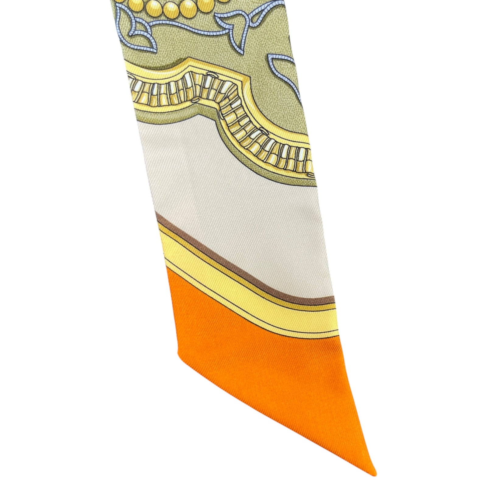 Women's Grand Apparat Twilly Scarf Beige - Photo 5