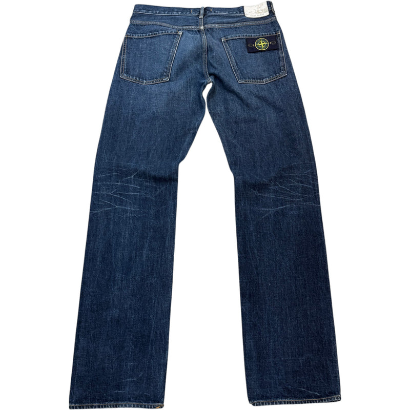 Men's Applique Logo Jeans Blue Size M / W32