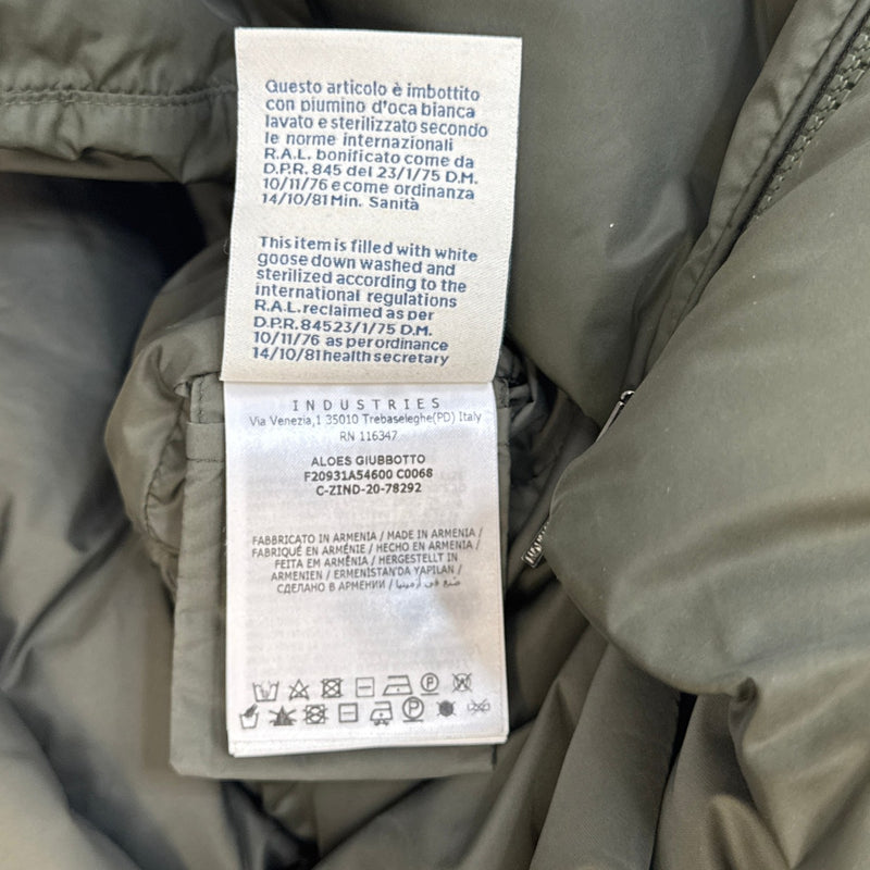 Women's Aloes Down Jacket Khaki Size 0 / UK 8