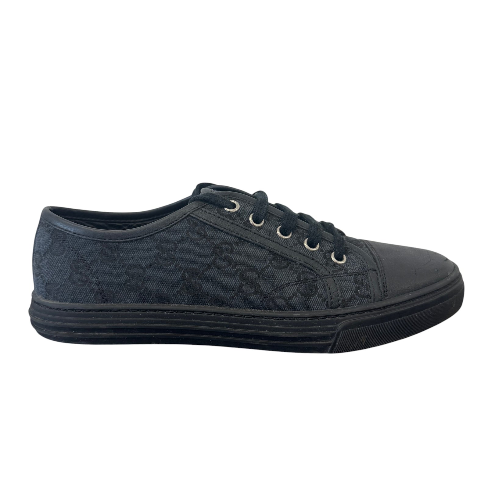 Women's Gg Supreme Low Trainers Black Size EU 37.5 / UK 4.5 - Photo 1