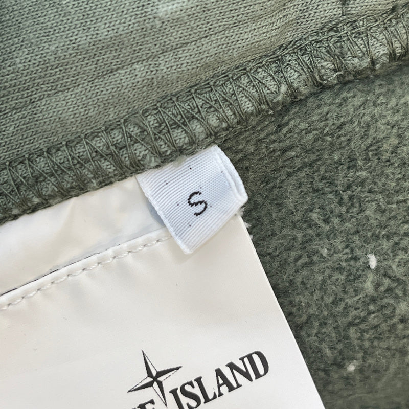 Men's Teddy Fleece Track Jacket Green Size S