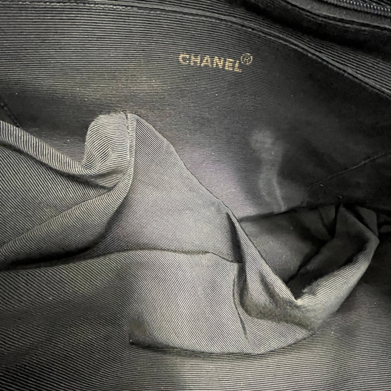 Women's Logo Chain Tote Bag Black