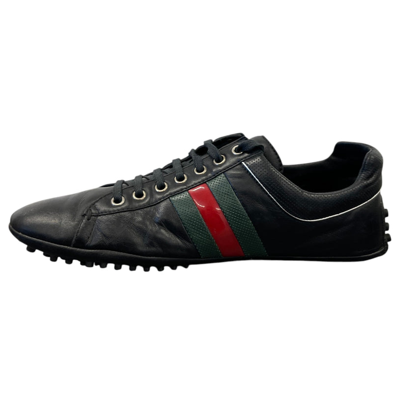 Men's Driver Web Low Trainers Black Size UK 8.5 / EU 42.5