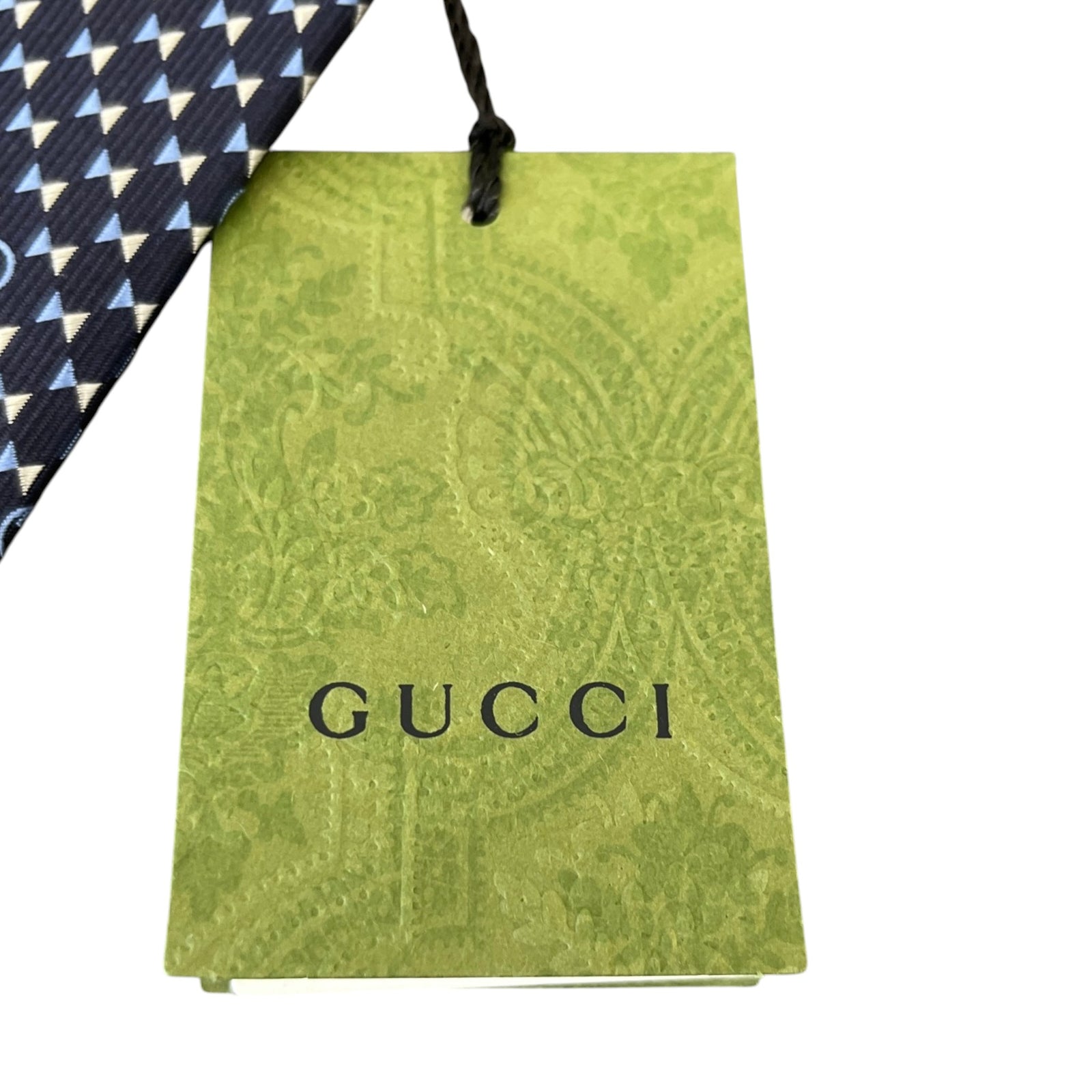 Men's Interlocking G Tie Navy - Photo 5