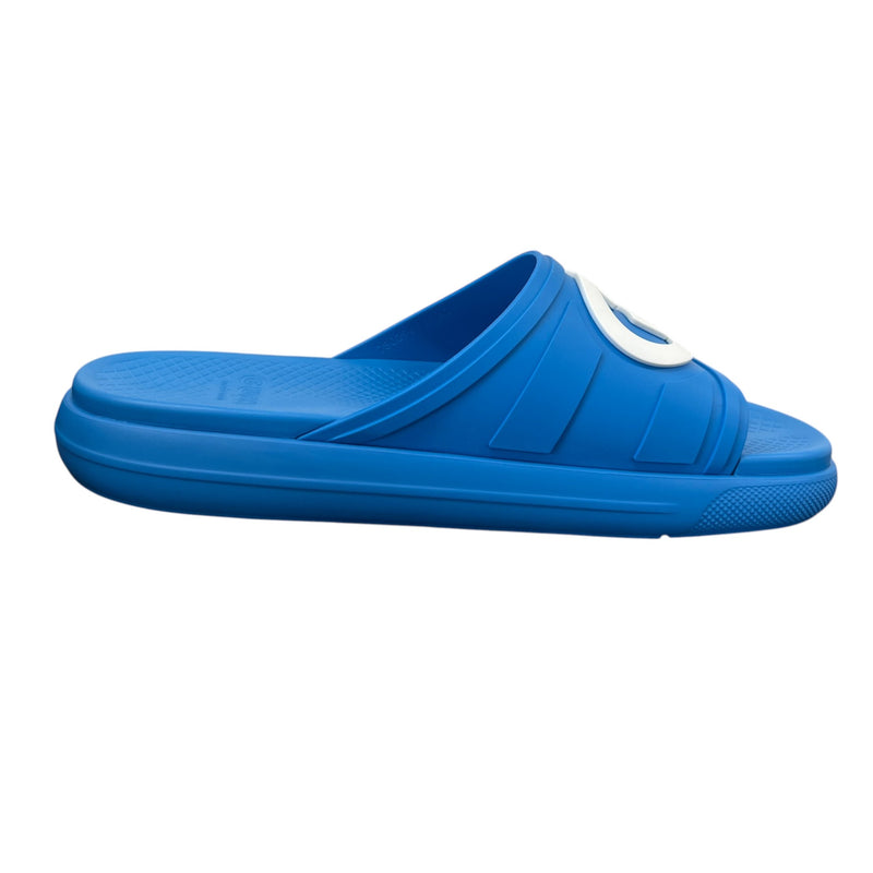 Men's Interlocking G Slides Blue Size EU 44 / UK 10