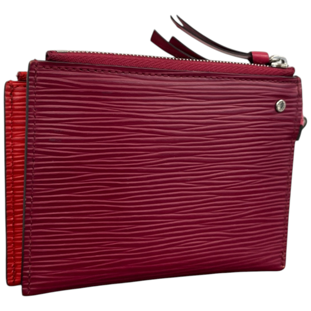 Women's Epi Trio Pass Card Case Purse Pink - Photo 5