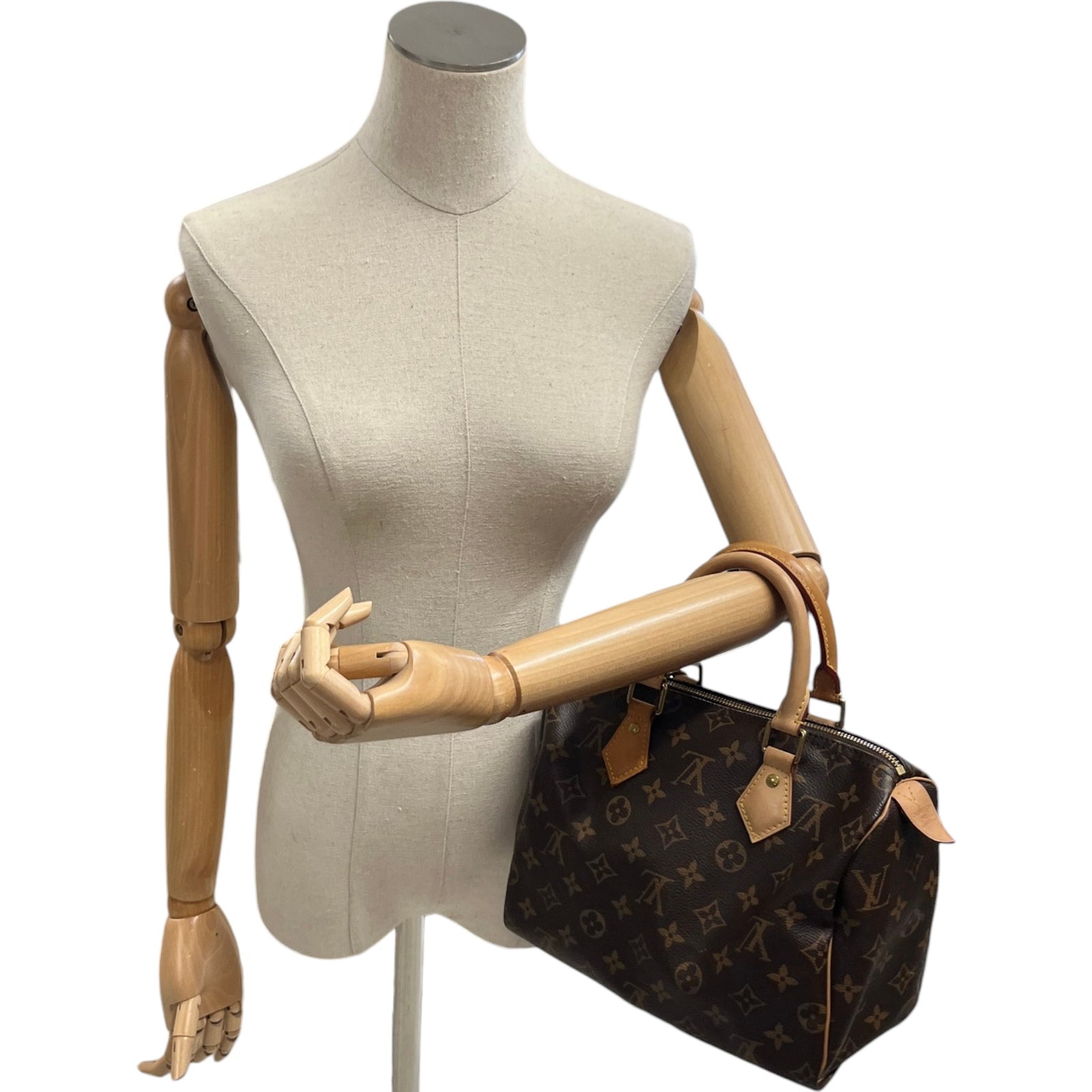 Women's Monogram Speedy 25 Bag Brown - Photo 2