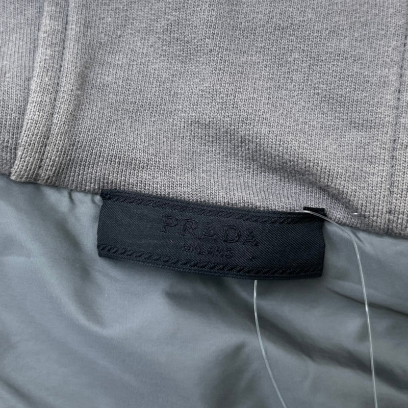 Men's Rubber Logo Hoodie Grey Size M