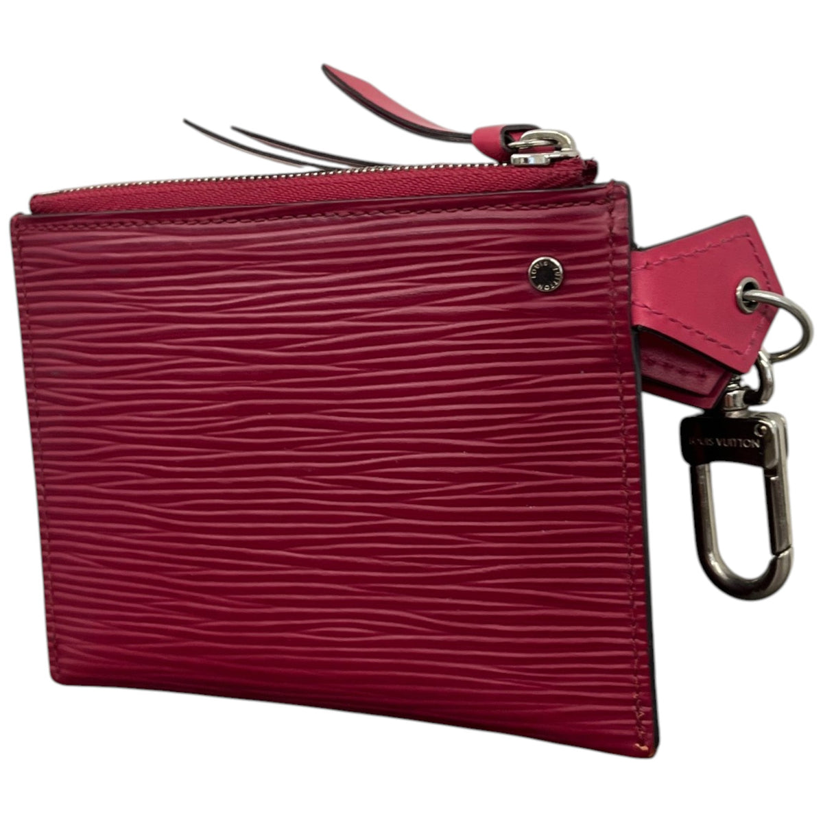 Women's Epi Trio Pass Card Case Purse Pink - Photo 6