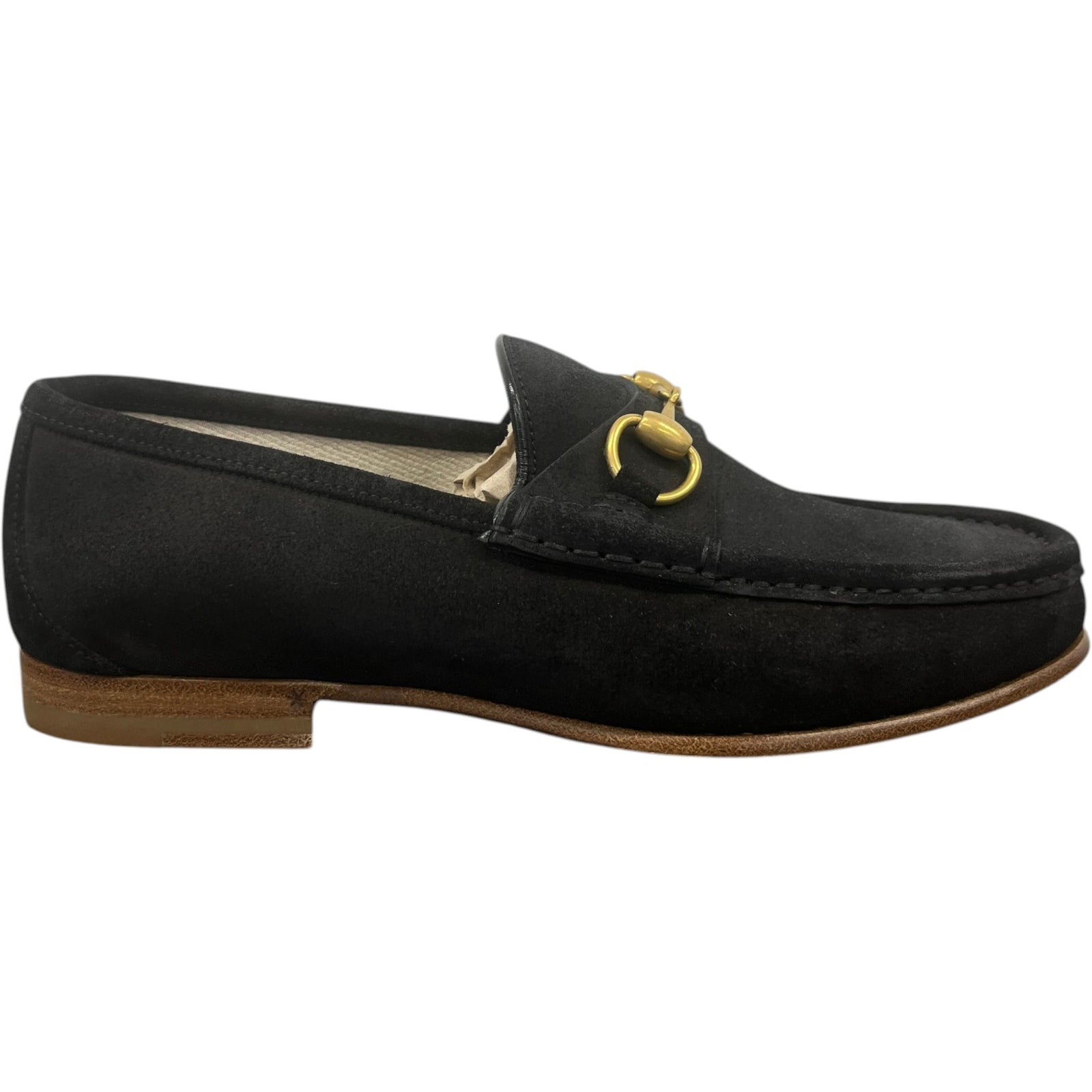 Men's Horsebit Loafers Black Size EU 39 / UK 5 - Photo 1