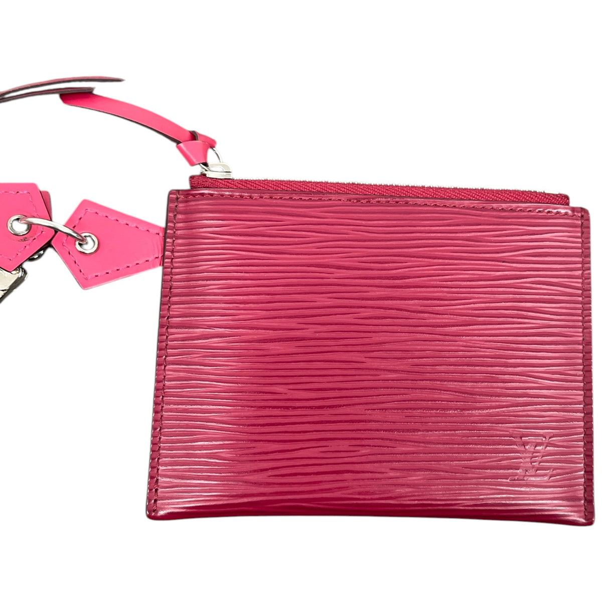 Women's Epi Trio Pass Card Case Purse Pink - Photo 7