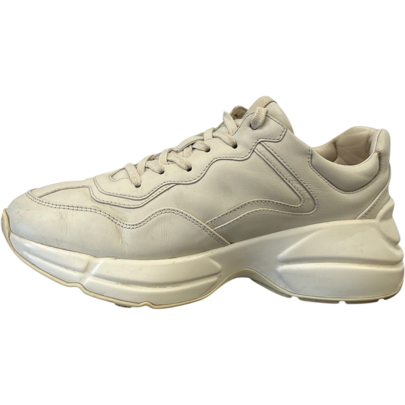 Women's Rhyton Low Trainers Beige Size EU 38 / UK 5 - Photo 2