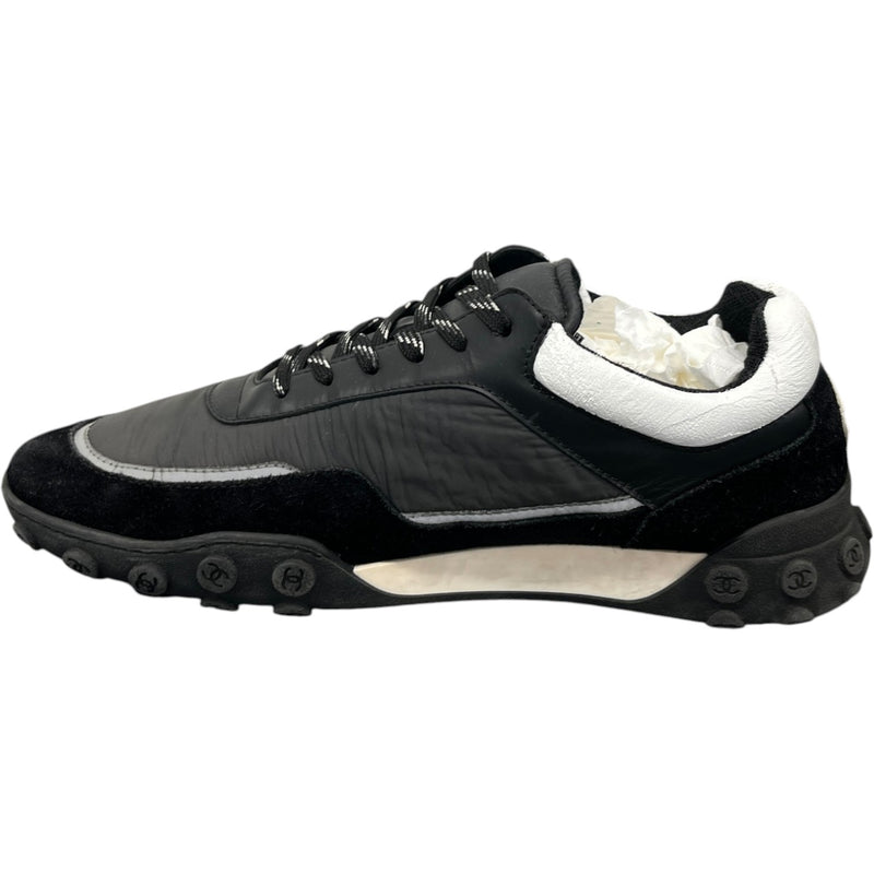 Men's CC Logo Low Trainers Black Size UK 7.5 / EU 41.5