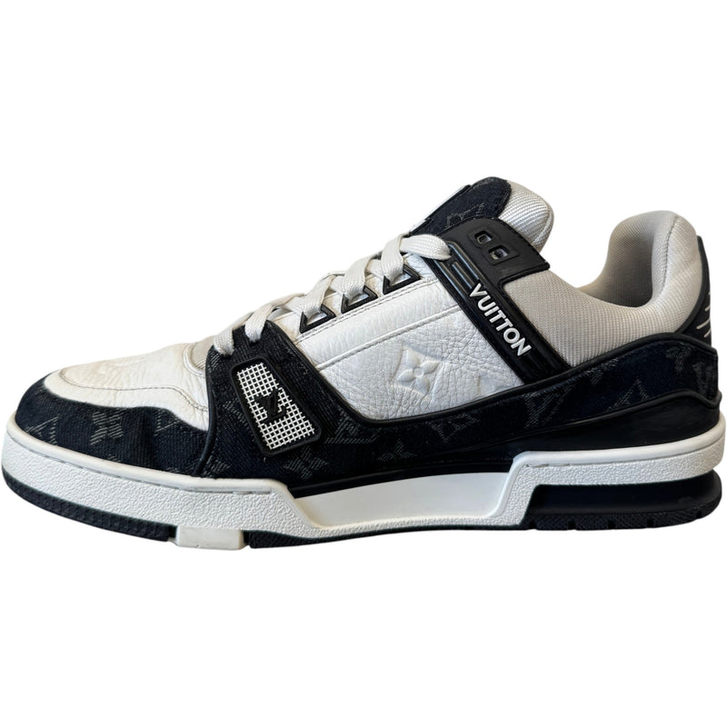 Men's LV Denim Low Trainers Black Size UK 8 / EU 42