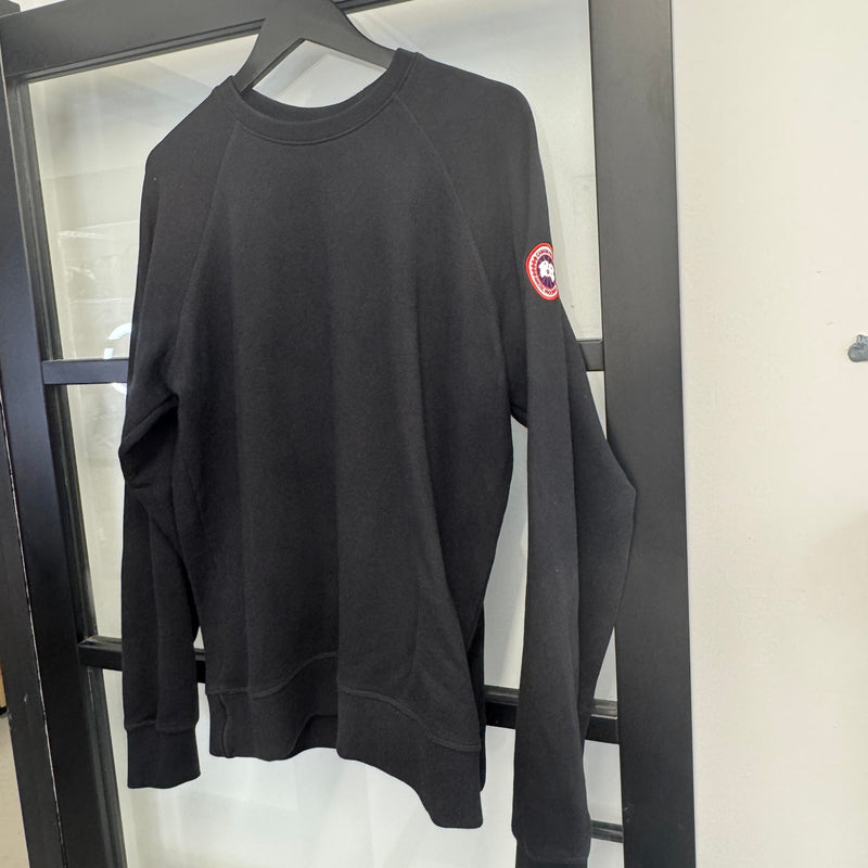 Men's Huron Crewneck Sweatshirt Black Size L