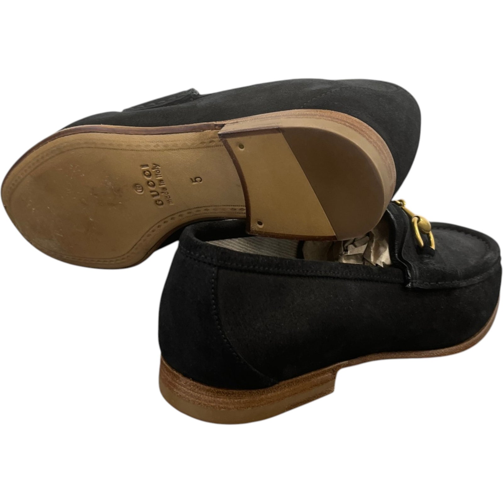 Men's Horsebit Loafers Black Size EU 39 / UK 5 - Photo 10