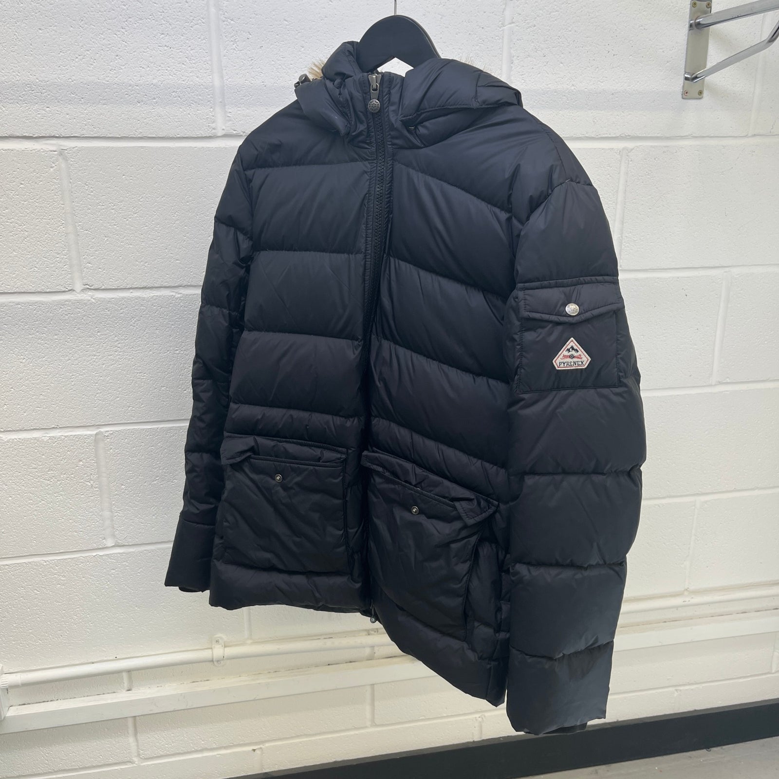 Men's Mat Down Jacket Black Size M - Photo 9