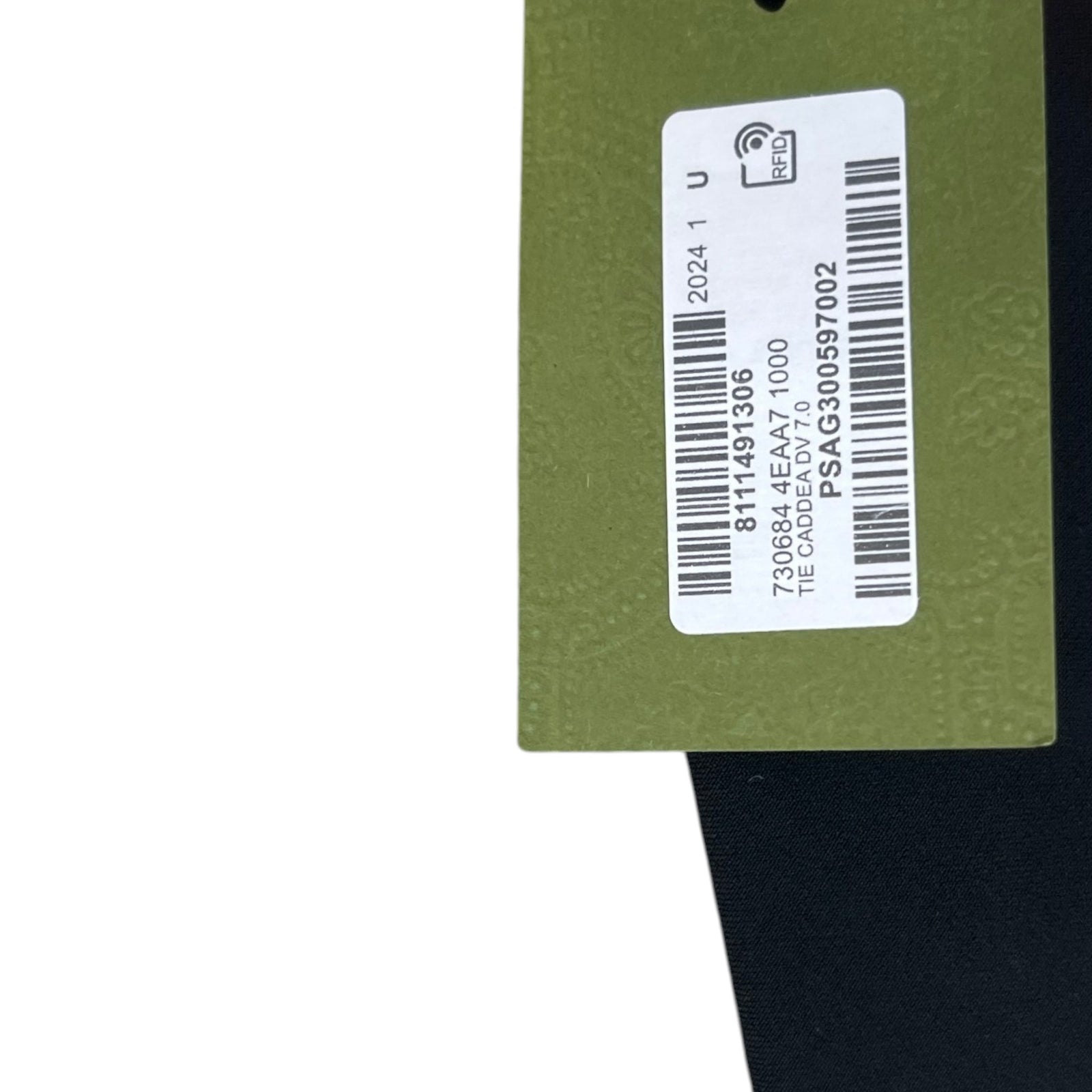 Men's Plain Smart Tie Black - Photo 7