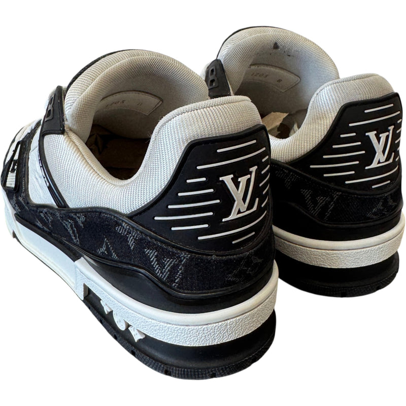 Men's LV Denim Low Trainers Black Size UK 8 / EU 42