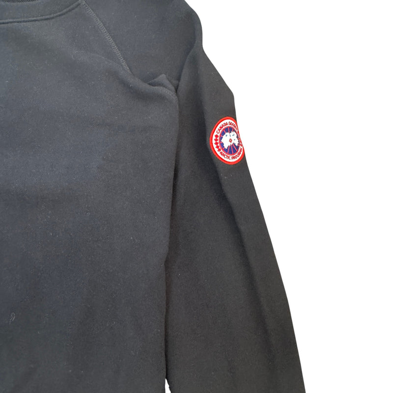 Men's Huron Crewneck Sweatshirt Black Size L