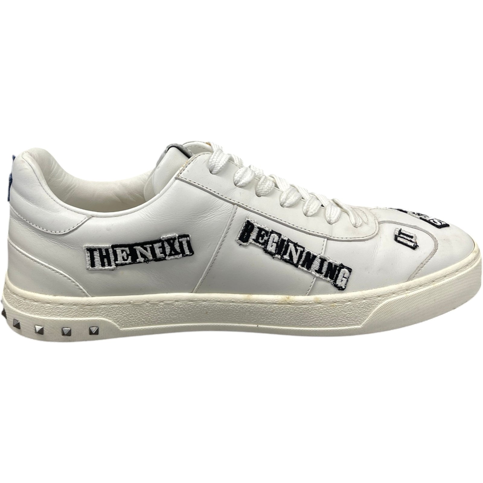 Men's X Jamie Reid Fly Crew Punk Poem Low Trainers White Size EU 41 / UK 7 - Photo 4