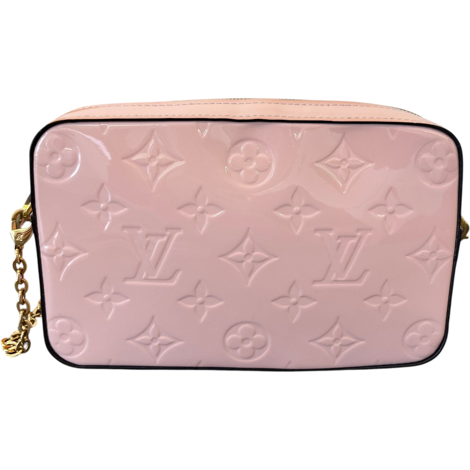 Women's Monogram Vernis Camera Pouch Bag Pink - Photo 4