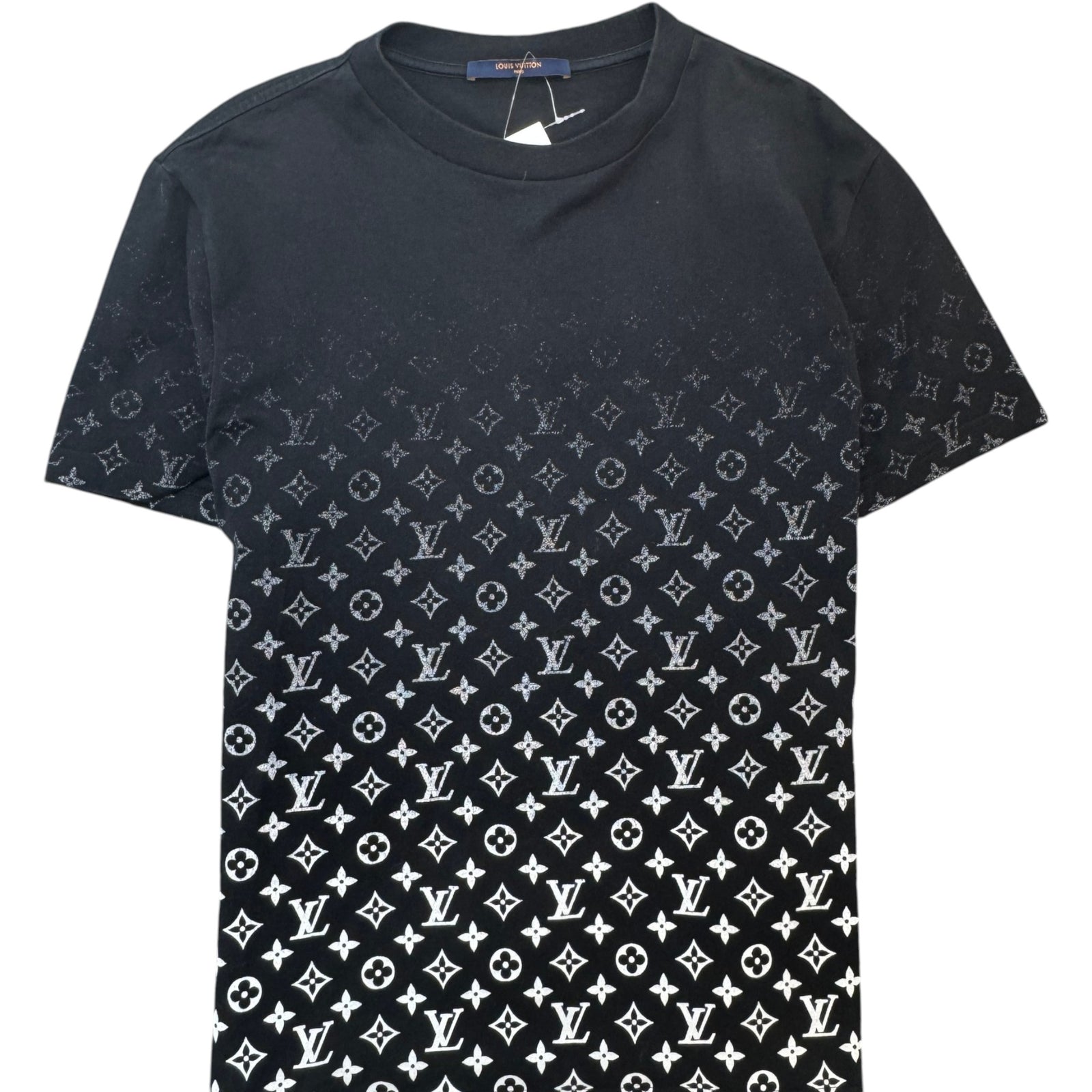 Men's Monogram Gradient T-Shirt Black Size M - Photo 1