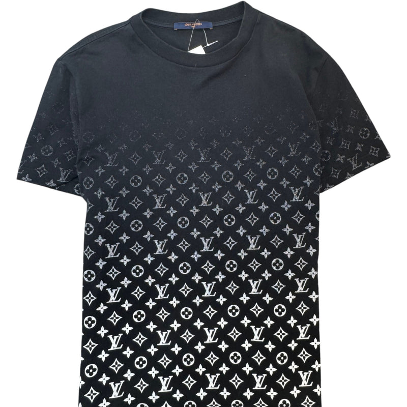 Men's Monogram Gradient T-Shirt Black Size M
