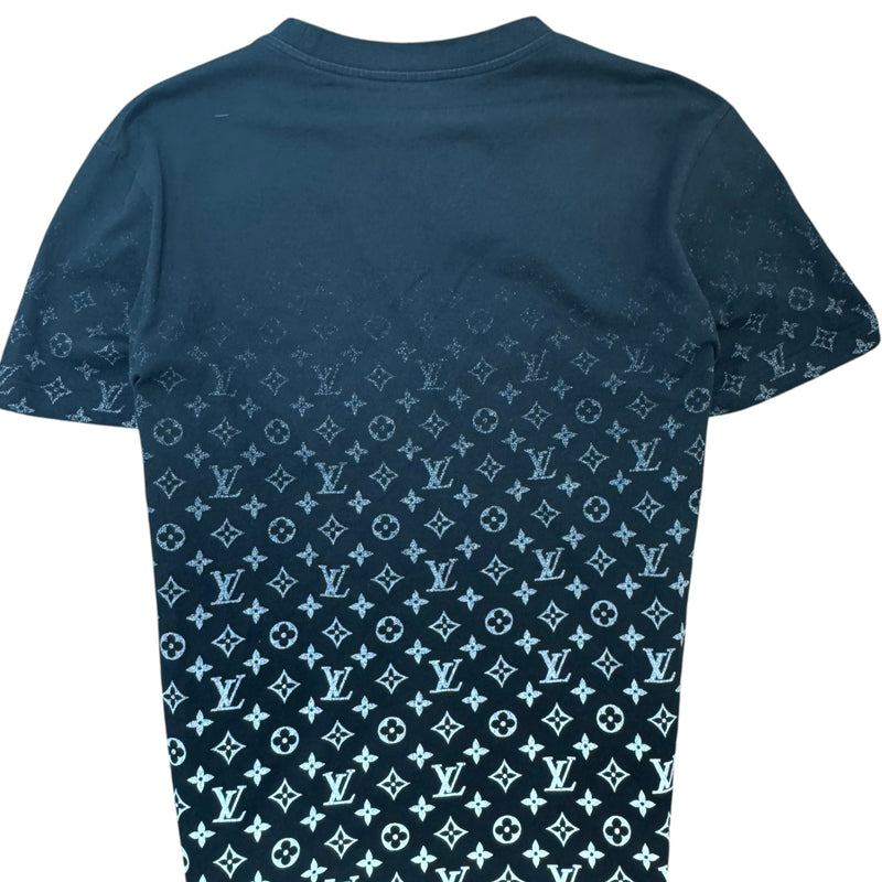 Men's Monogram Gradient T-Shirt Black Size M