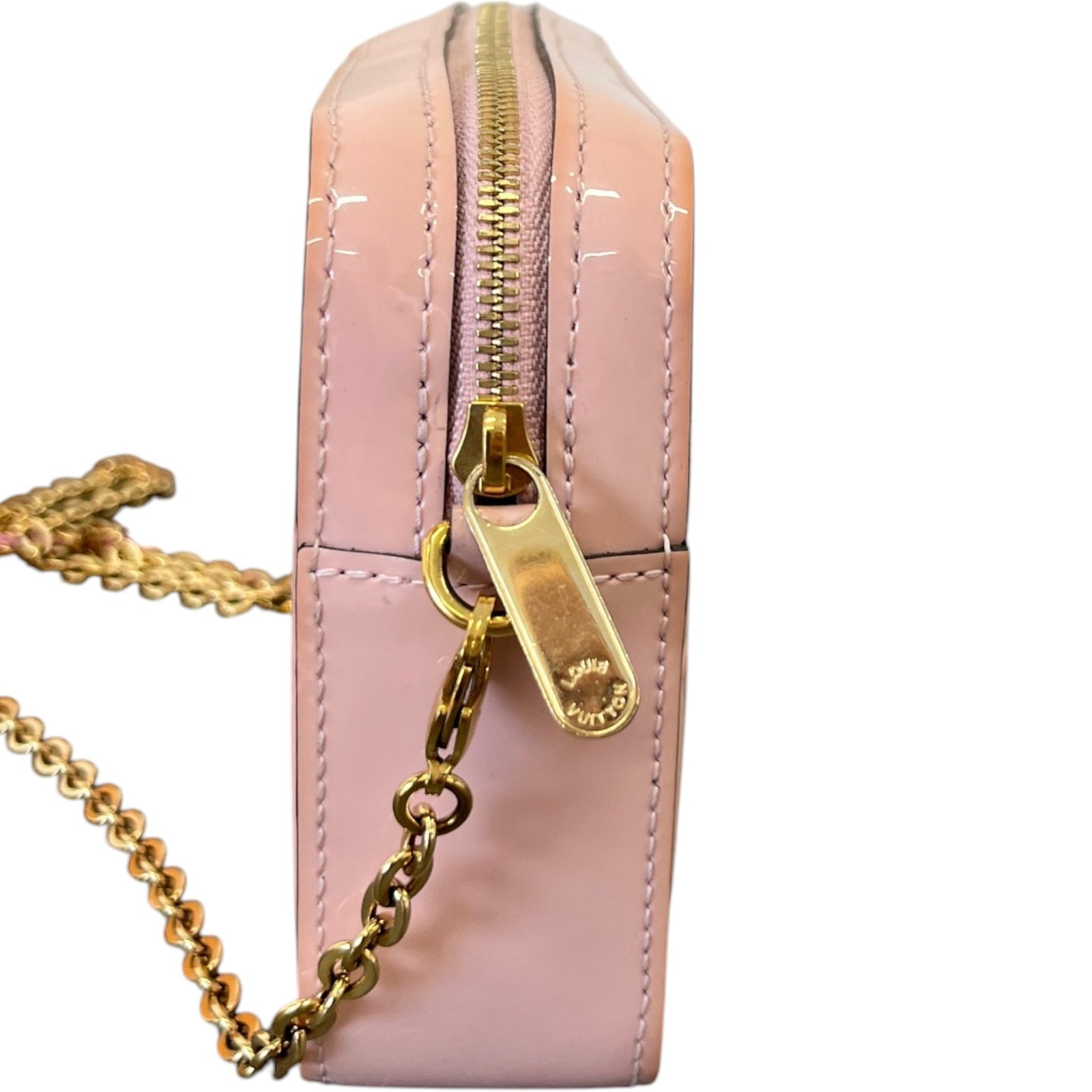 Women's Monogram Vernis Camera Pouch Bag Pink - Photo 8