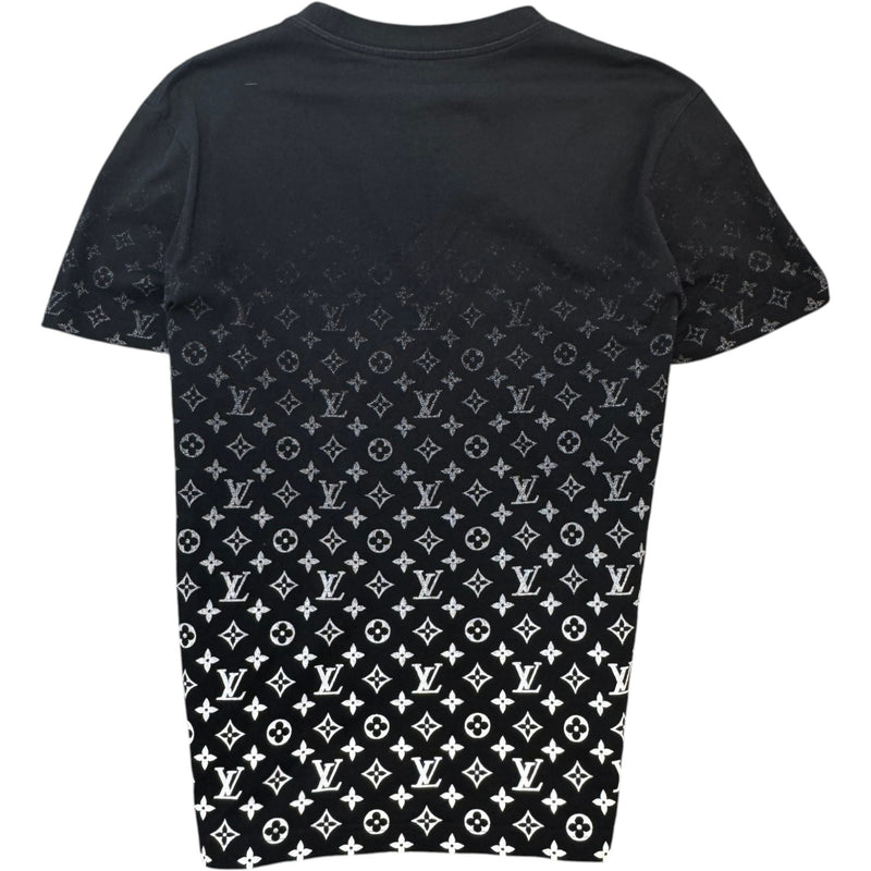 Men's Monogram Gradient T-Shirt Black Size M